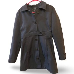 Lole Women’s Pea Coat Dark Gray Herringbone‎ Size 8